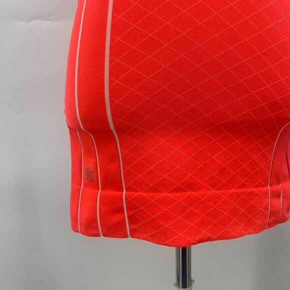 Athleta Finish Fast Line Tank Top Womens XS Extra Small Flame Racerback Ruched - Picture 4 of 11